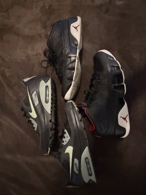 2 pairs Jordan 9 low bred, 9.5 Nike air max gore tech