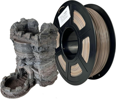 3D Printer PLA Filament 1.75Mm,Rock Stone Color,Brown Yellow Black,Multi Color F