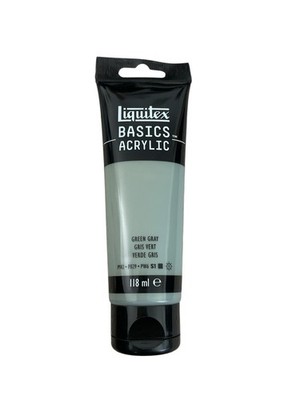 Liquitex Basics Acrylfarbe Tube Graugrün & Winsor&newton Acrylic - Doppelpack