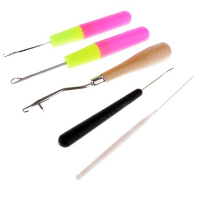 5 Stücke Latch Hook Häkelnadeln Für Haare/Micro Braid Dread Lock