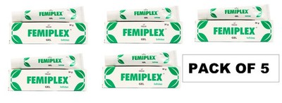 Charak Femiplex Ayurvedic Gel   150 g (5×30 g) for Vaginal Hygiene & Comfort
