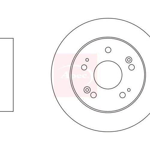 APEC Brake Disc DSK3221
