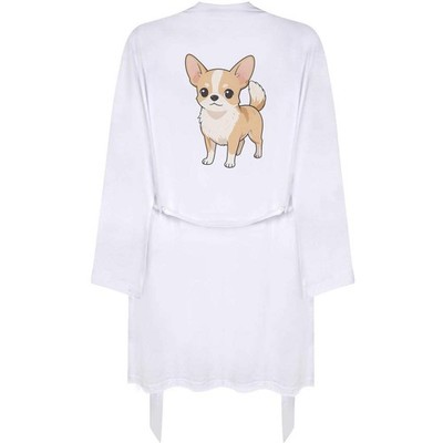 Small 'Chibi Style Chihuahua' Adult Dressing Robe / Gown (RO00132056)