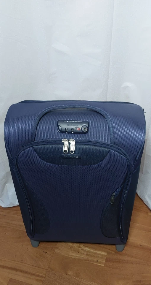 FAST NEU Samsonite  Trolley  BLAU Metallic  Blue Nights  - Bild 2 von 4