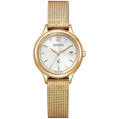 Unused CITIZEN xC Mizu Collection EW2633-50A White Eco-Drive WoMen Watch in Box