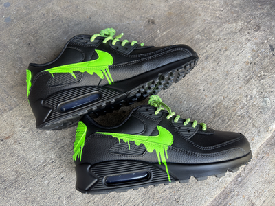 nike air max 90 black neon green