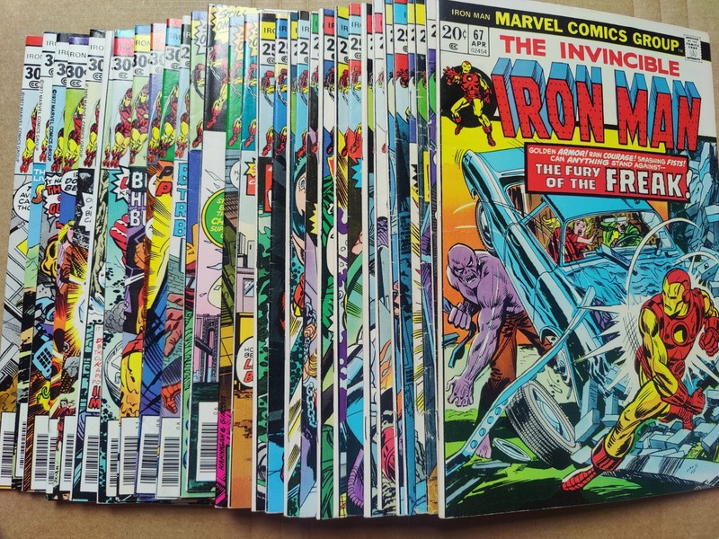 Lot Of 30 Invincible Iron Man 67-75 77-79 81-86 88-99 Marvel Most High Grade