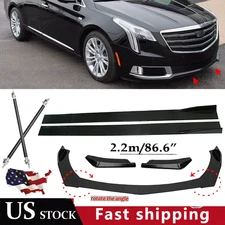 Front Bumper Lip Spoiler Splitter Car Body Rear For CADILLAC XTS