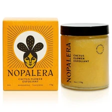 Nopalera Mandarina Cactus Flower Exfoliant Face Body Scrub, 3-in-1 Cleanser 6 oz