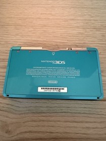 Nintendo 3DS CTR-001 Handheld System Blue 3D Audio Technology Headphone Jack