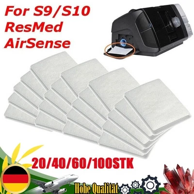 MARKENLOS 20-100x Einweg Filter Hypoallergenfilter Ersatz Für ResMed AirSense S9/S10 Serie