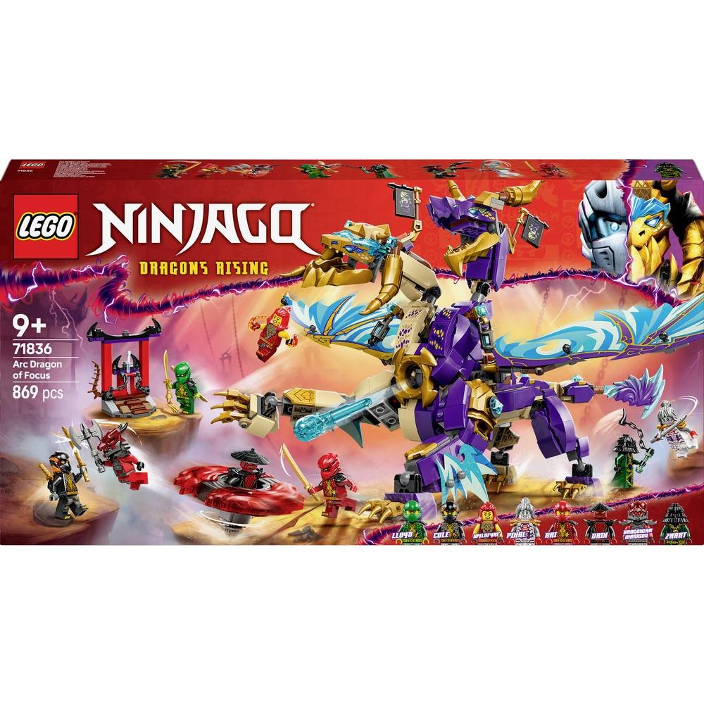 71836 LEGO NINJAGO Protection contre les arcs électriques, idéal pour jouer en famille au salon