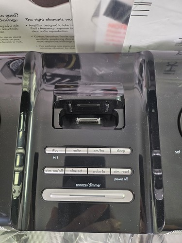 iHome iH5 iHome Dock System for iPod - Black NOB - Picture 12 of 15