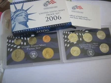 US Mint 2006 10 Coin Proof Set w/ OGP & COA, NV, NE, CO, ND & SD Quarters