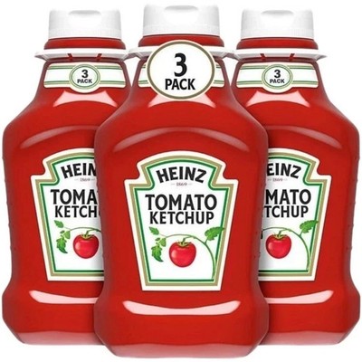 Heinz Original Tomato Ketchup Bottles (44 oz., 3 pk.) Great Price