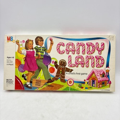 VINTAGE Candy Land 1978 COMPLETE Children's Board Game Milton Bradley 4700
