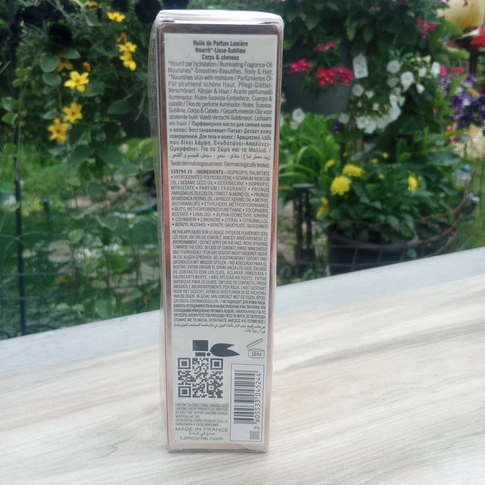 Редкое снятое с производства 2013 Lancome Paris освещающее ароматическое масло 100 мл 3,4 жидких унц - Изображение 3 из 4