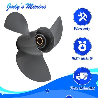 11 1/8 X 13 Aluminum Boat Propeller For Honda 35-60HP Engines 13 Spline Tooth RH