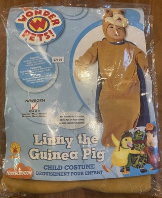 Wonder Pets LINNY THE GUINEA PIG Child Halloween Costume Newborn 0-9 Months NEW