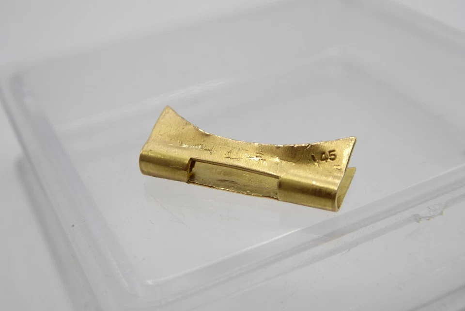 Rolex Raro Vintage End Link Oyster 45, Lleno de Oro Foto 4 de 4