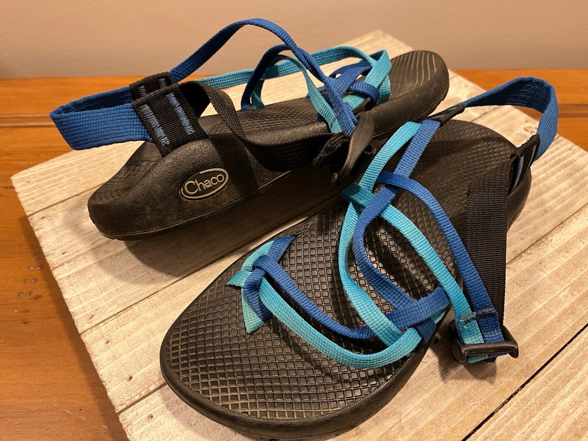 Chaco ZX/2 Blue Sport Hiking Water Sandals Women's Size 8 GUC | eBay