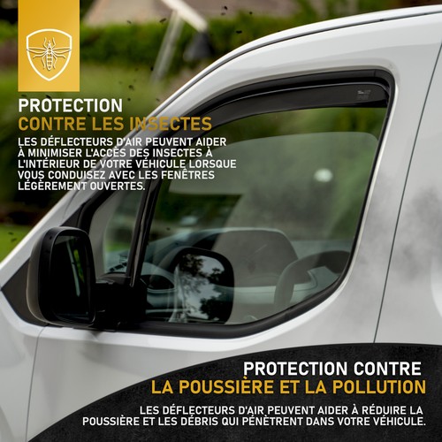 HEKO Déflecteurs de vent pluie d'air pour RENAULT TRAFIC 3 2014+ 2 Pcs. - Afbeelding 8 van 9
