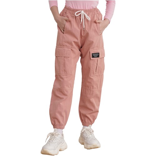 Child Boys Girls Pants Jazz Trousers Sports Streetwear Solid Color Bottoms Jean - Picture 12 of 51