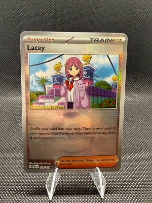 Lacey | 114/131 | Pokemon | Prismatic Evolutions | Poke Ball | 50% off 2nd Card