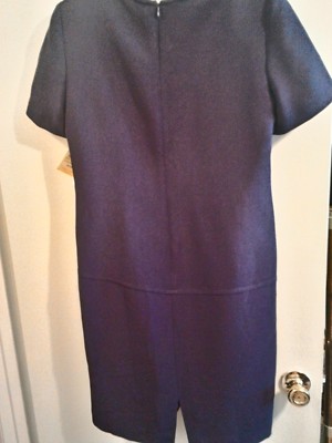 evan picone purple dress Evan Picone Lilac Purple Sleeveless Faux Wrap Midi Dress Size XL