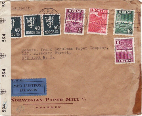 Pictorial WWII Worldwide Postal History Stamps