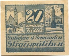 20 HELLER 1920 City of STRASSWALCHEN Salzburg AUSTRIA #PL810.U
