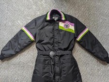 vintage USA made 1970s snowmobile ARCTIC CAT one piece S ski SUIT nylon 1PC
