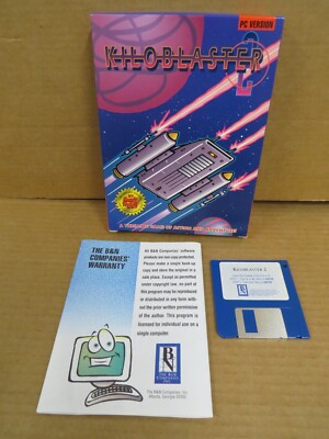 Kiloblaster 2 MS-DOS PC Computer Game Moon Doggie Alien Fighter Game 3.5'' Disk