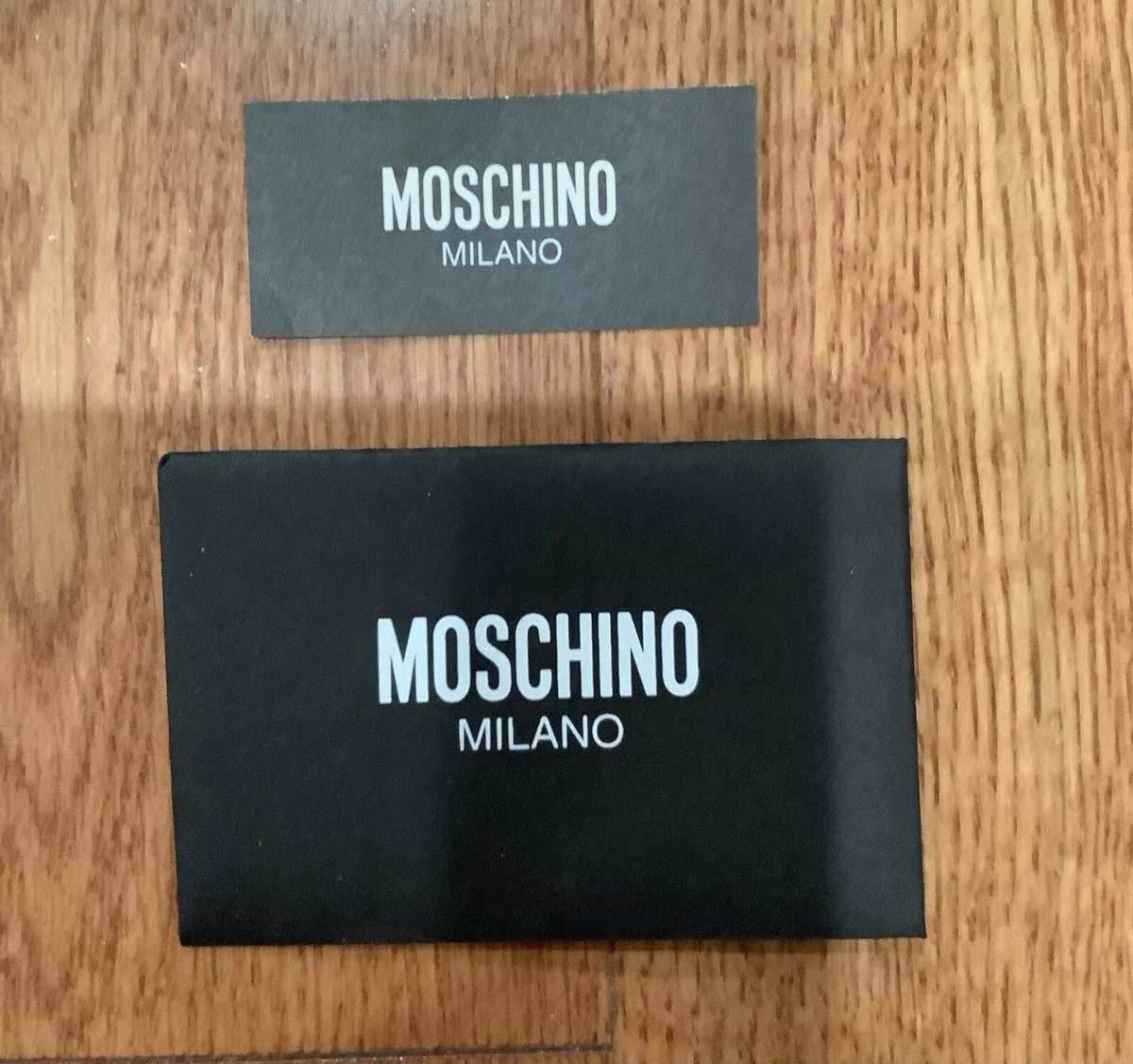 Moschino Rust Belt Logo Hobo Crescent Shoulder Bag Purse