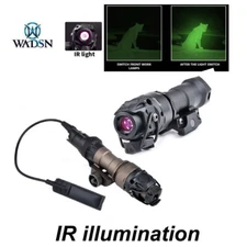WADSN Hunting Metal infrared Light IR Led Scout Flashlight For MLOK 20mm Torch