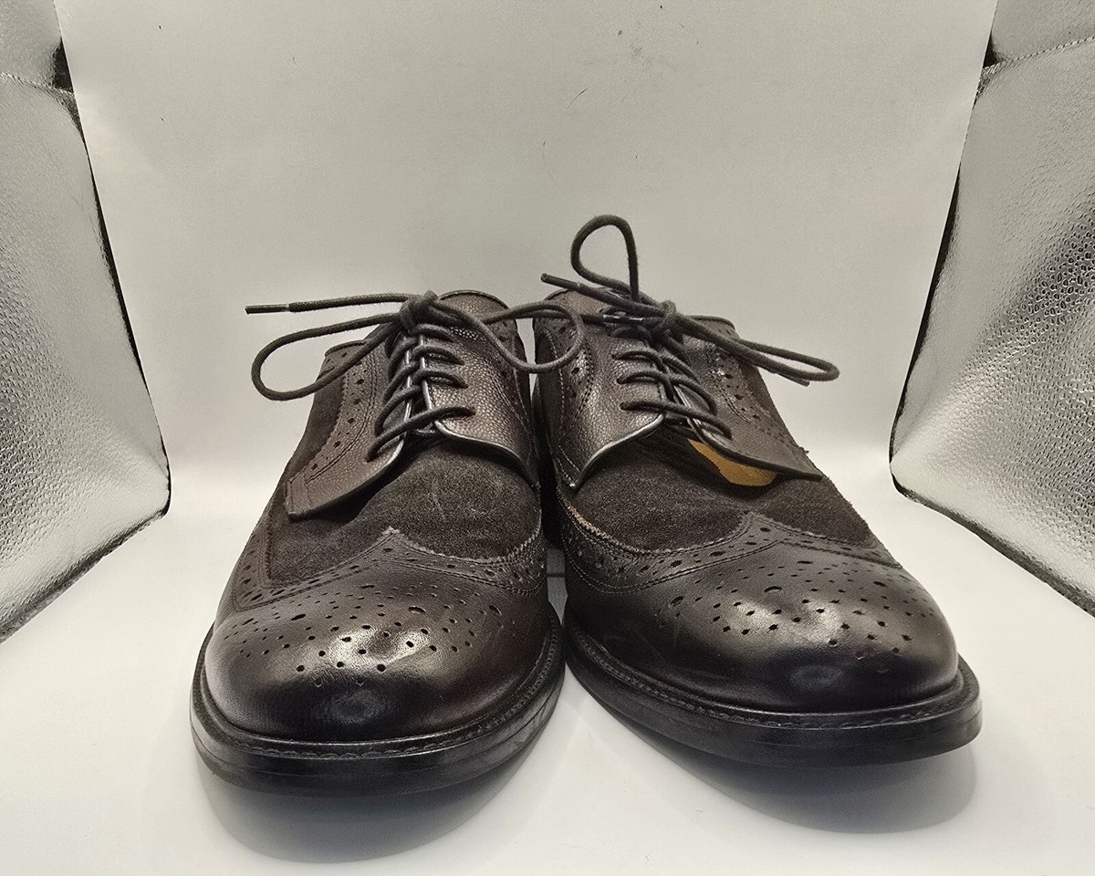 Blake McKay Mens C- Pierce Wingtip Oxford Shoes Mixed Fabric 