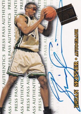 PRESSEAUSWEIS 1998 AUTHENTICS BRIAN SKINNER AUTOGRAMMKARTE