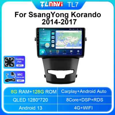 For Ssang Yong Korando 3 Actyon 2 GPS Navigator Car Radio Stereo Video AutoRadio