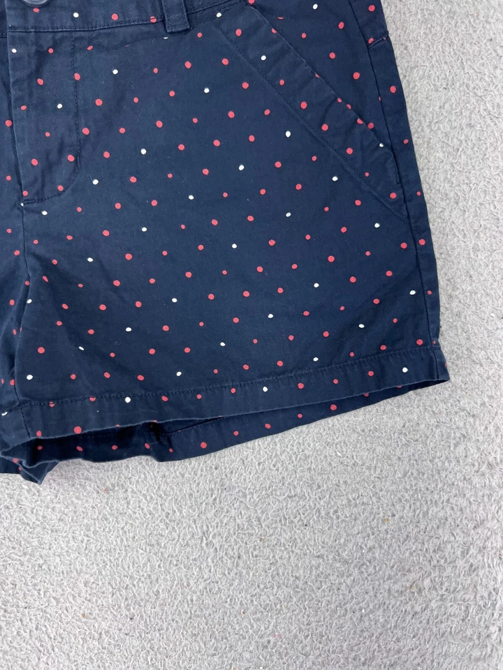 Шорты женские Columbia 8 синие в горошек с карманами из 100% хлопка для походов 28x4 - Изображение 2 из 4