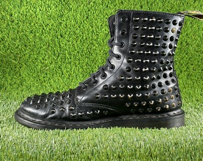 超美品⭐︎Dr.Martens/STUD/UK4 Dr Martens JADON MAX STUD Boots US6 UK4 Women Black Silver