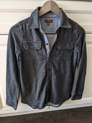 Boys 7 For All Mankind Button Down Shirt Medium (Like Size 12)