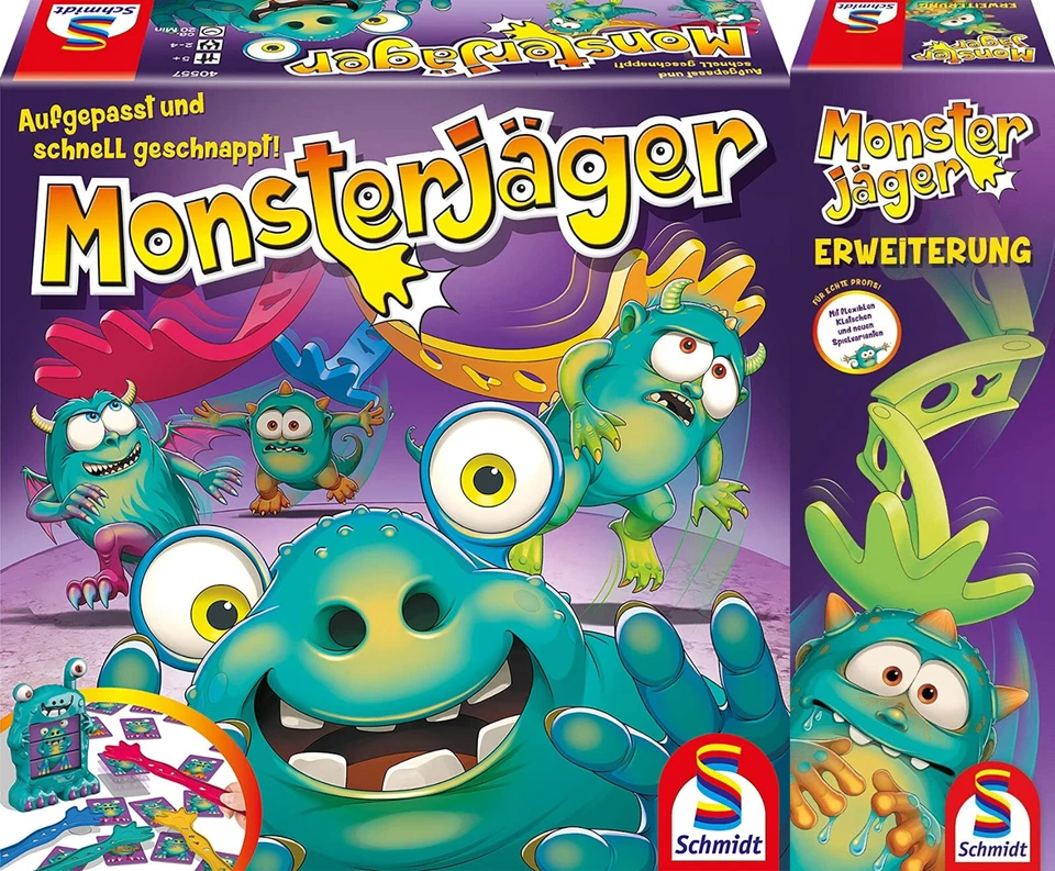 SCHMIDT SPIELE 40629 - MONSTERJÄGER - INKL. ERWEITERUNG - KINDERSPIEL # NEU OVP