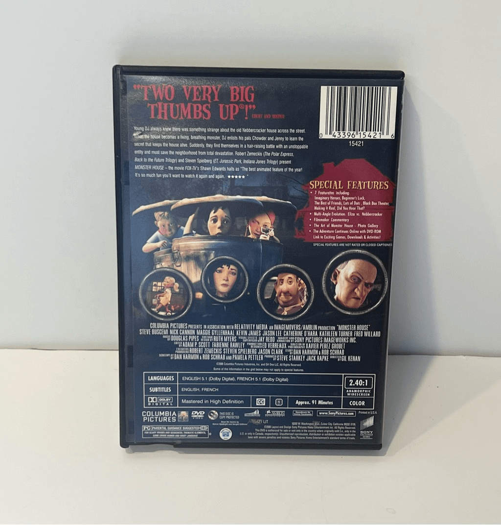 Monster House DVD Blockbuster Case | eBay