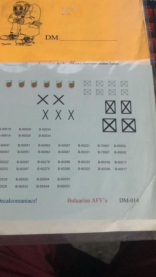 1/35 Decals, Decalcomaniacs, Bulgarian AFV's | eBay