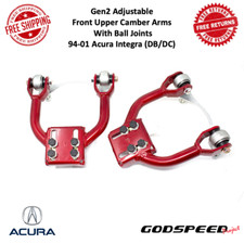 Godspeed Gen2 Adj Front Upper Camber Arms W Ball Joint Fits 94-01 Acura Integra