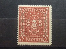 Austria 1922 MiNr.400I**sin fijasellos