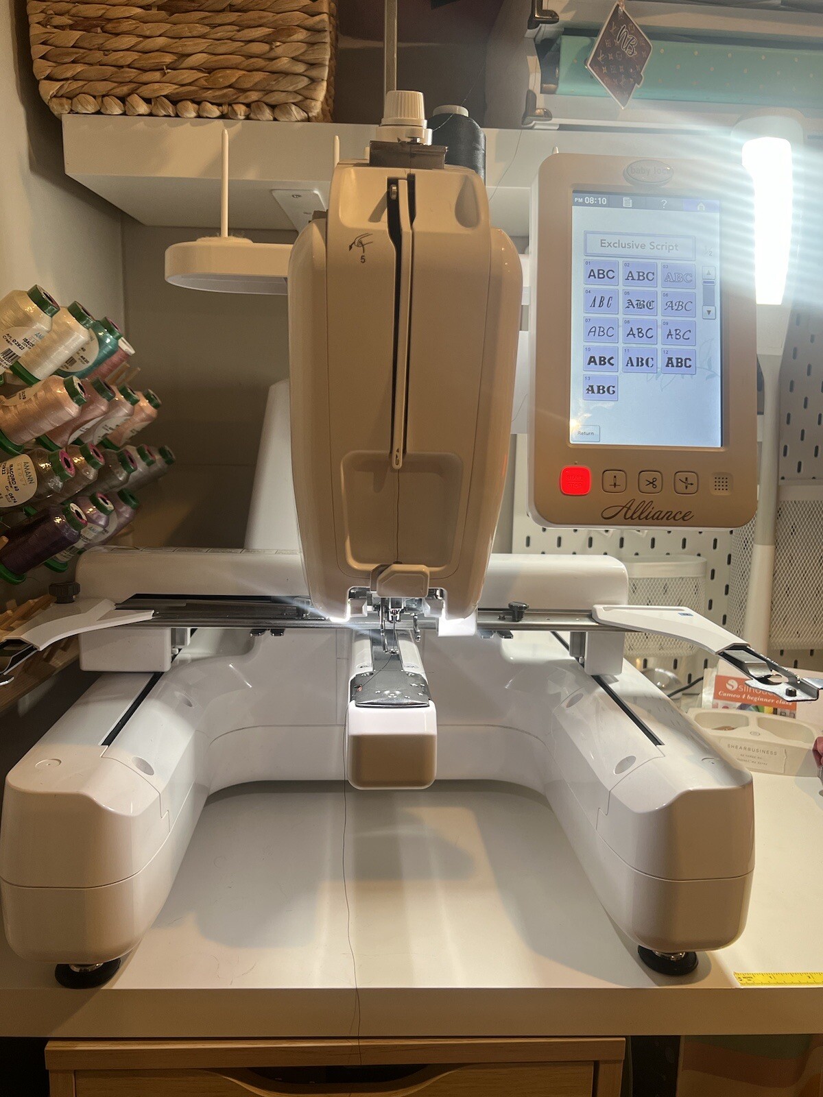 Babylock Alliance Embroidery Machine Low Stitch Count eBay