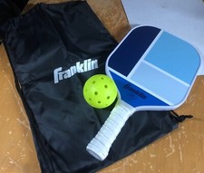 new Franklin Sports Pickleball blue Cove Single Paddle Ball  Bag USAPA Approved