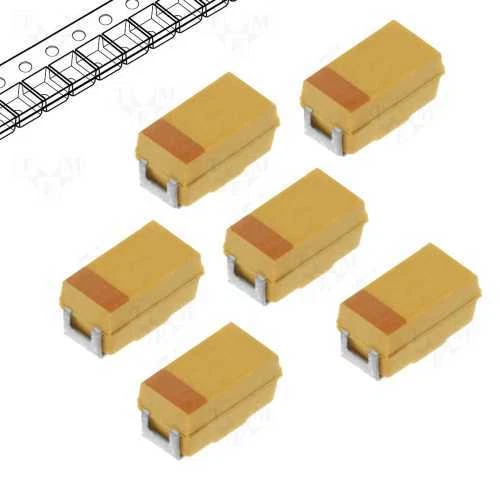10x TANTALUM CAPACITORS 100uF 220uF 47uF 10V 10uF 16V 470uF 4V E SMD