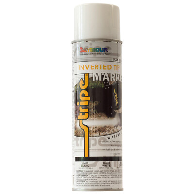 Seymour White Marking Paint ( 17 oz ) SAFE For Grass Meets APWA Color Standards